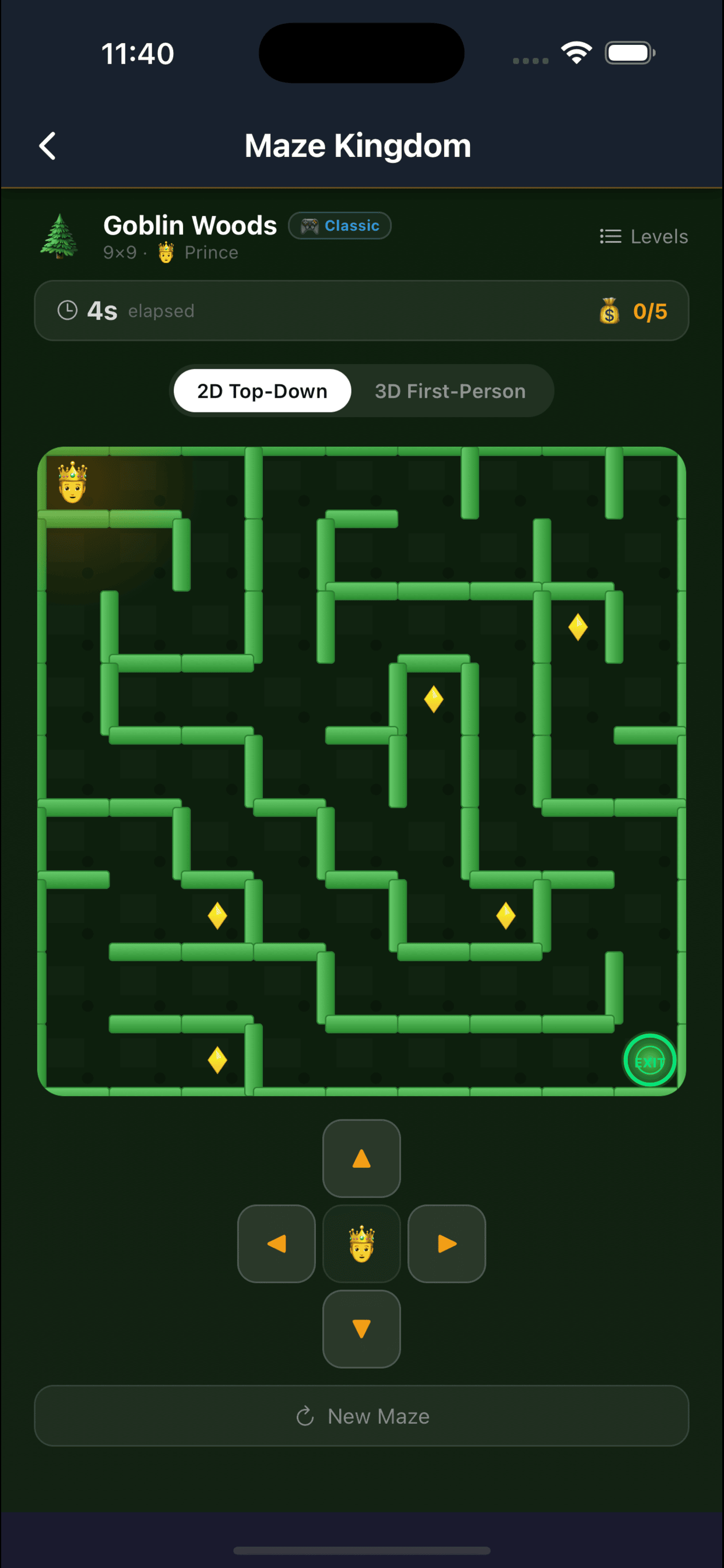Maze Gameplay